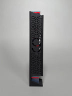 Black chalk dispenser with Cue Action logo