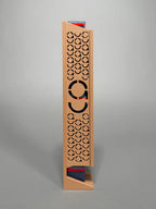 Brown chalk dispenser with cue action logo
