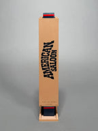 Brown chalk dispenser with club's logo american saloon