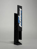Chalk dispenser in black branded with a club's logo