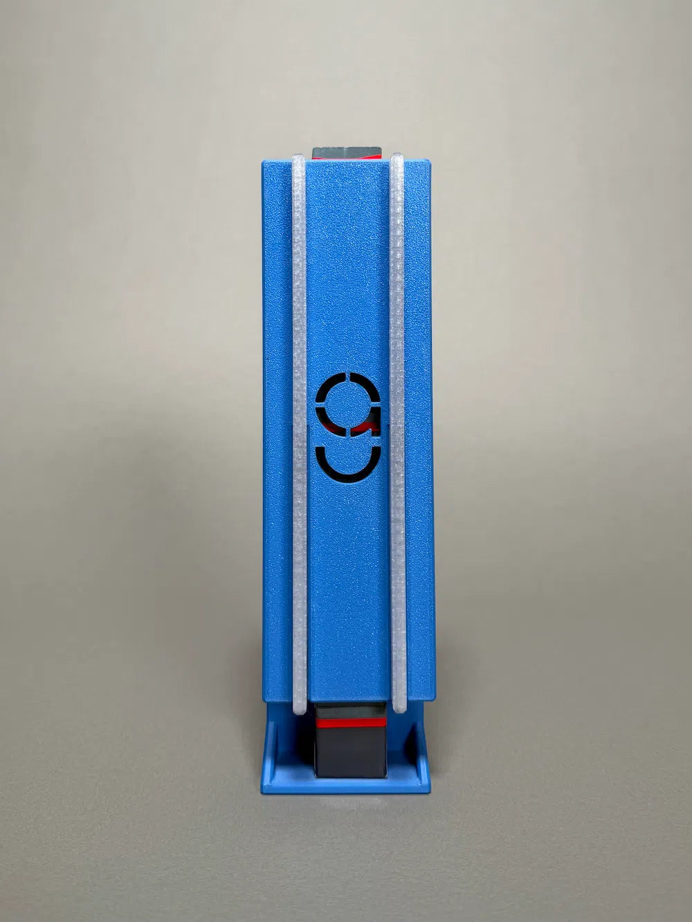Blue chalk dispenser for  snooker and pool clubs