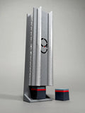 Gray Chalk Dispenser by CA with a pool/snooker chalk