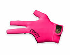 Three finger pool glove in pink