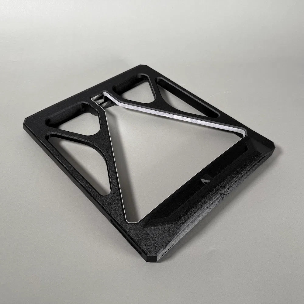 Black snooker triangle with gray cloth by DB