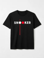 black t-shirt snooker