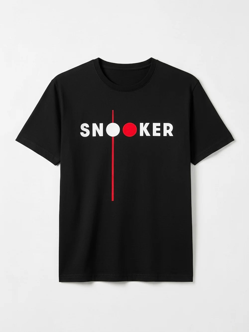 black t-shirt snooker