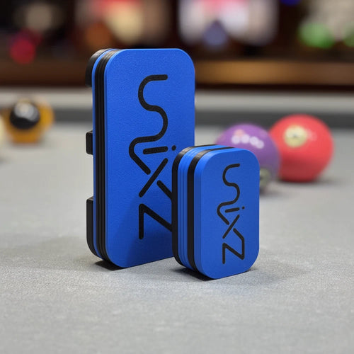 Billiard cue stand and chalk box