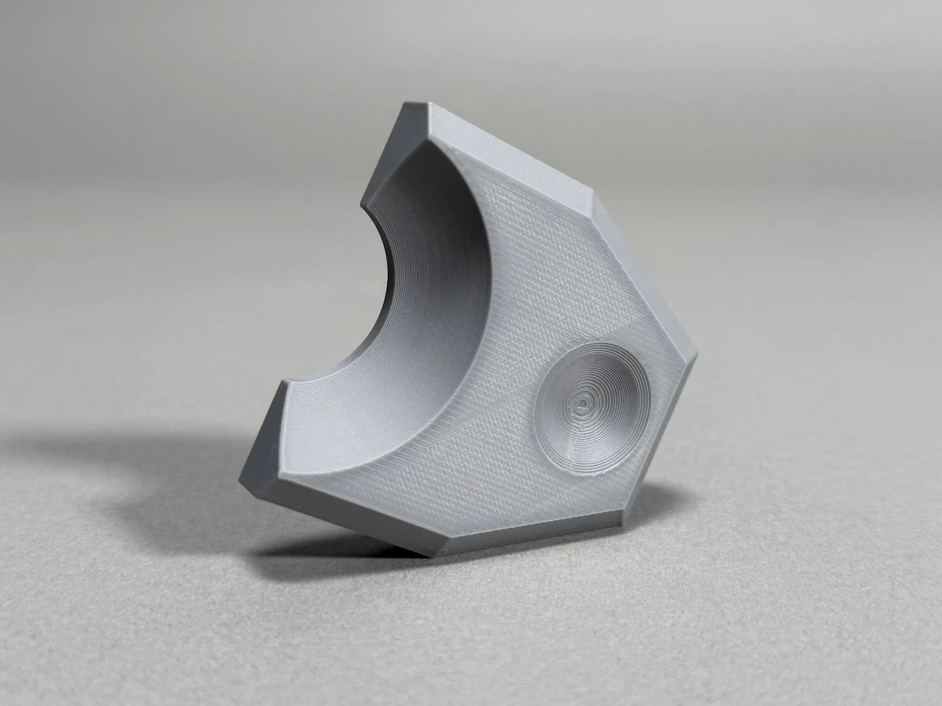 gray ball marker  on gray background 