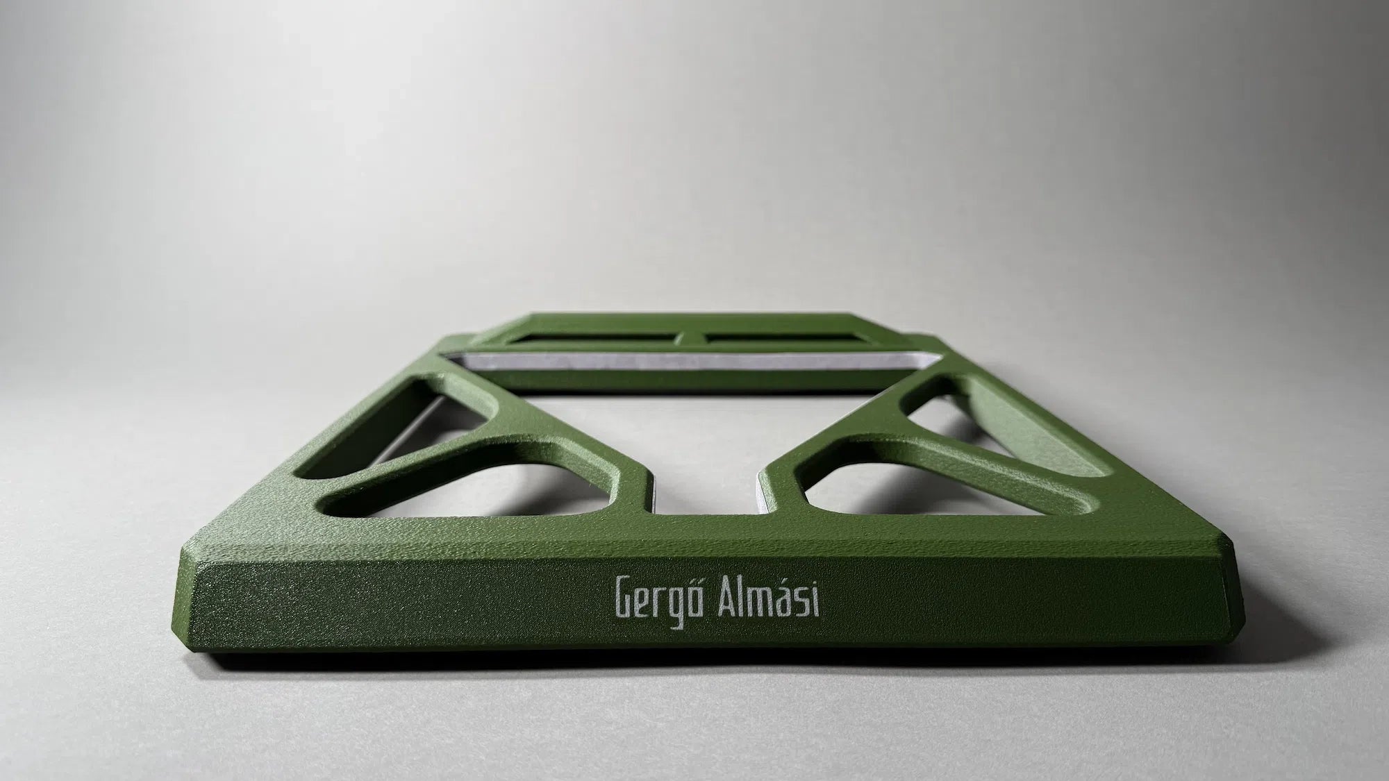 green snooker triangle with personalization