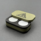 opened chalk box with DB logo 