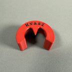 Red round snooker ball marker