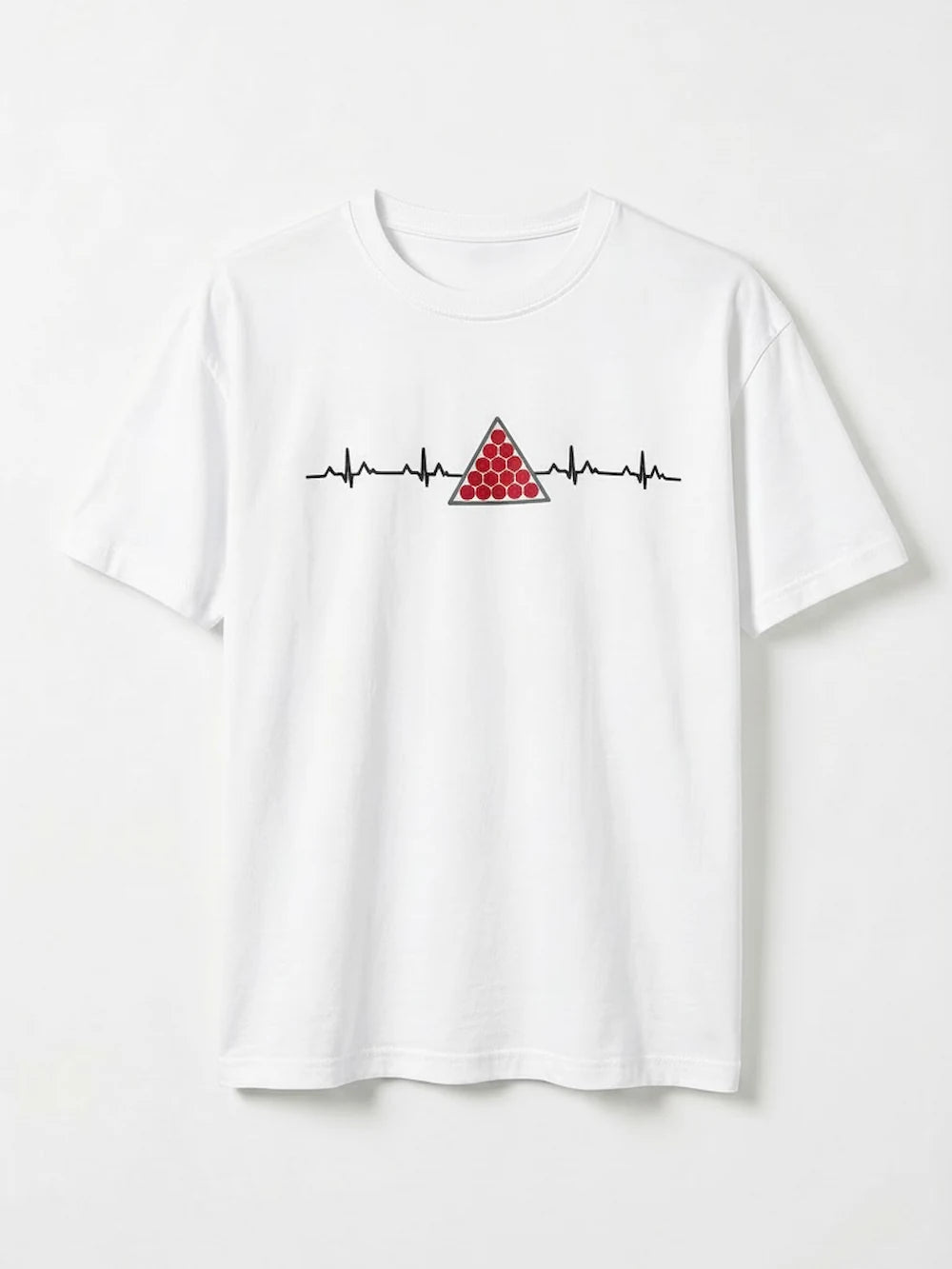 snooker t-shirt white